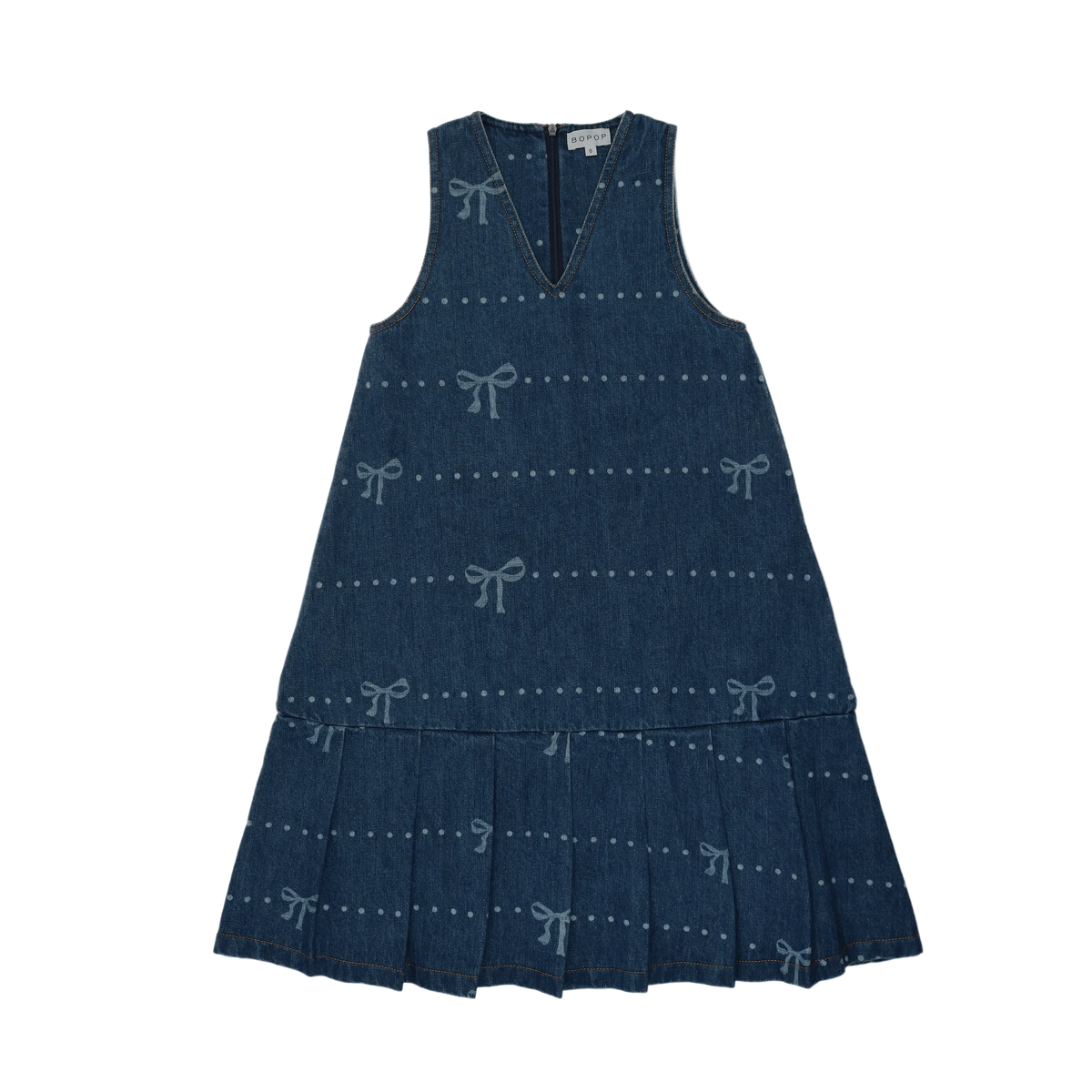 Denim Bow Jumper